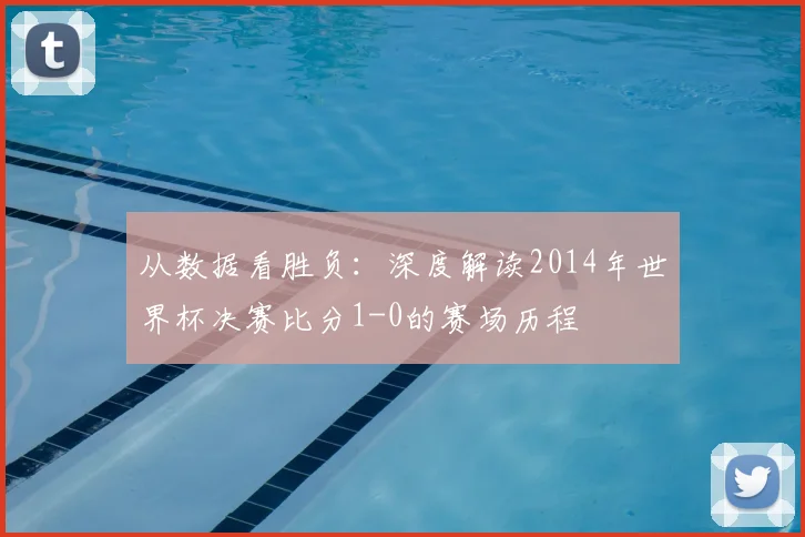 从数据看胜负：深度解读2014年世界杯决赛比分1-0的赛场历程